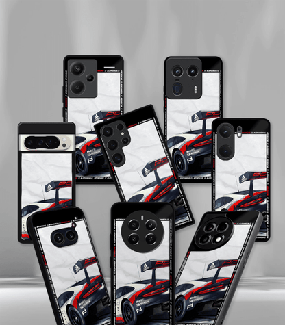 Porsche Super Car Automotive Premium Glossy Phone Case compatible for every Phone Models.