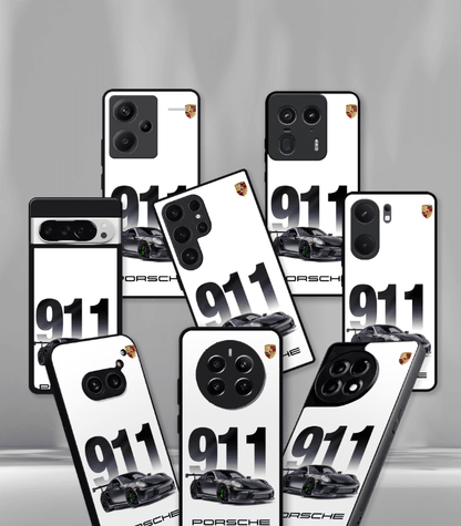 Porsche Super Car Automotive Premium Glossy Phone Case compatible for every Phone Models.