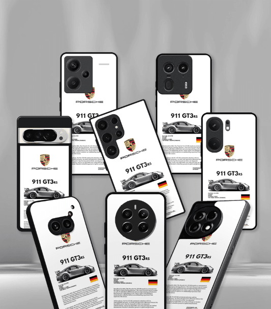 Porsche Super Car Automotive Premium Glossy Phone Case compatible for every Phone Models.