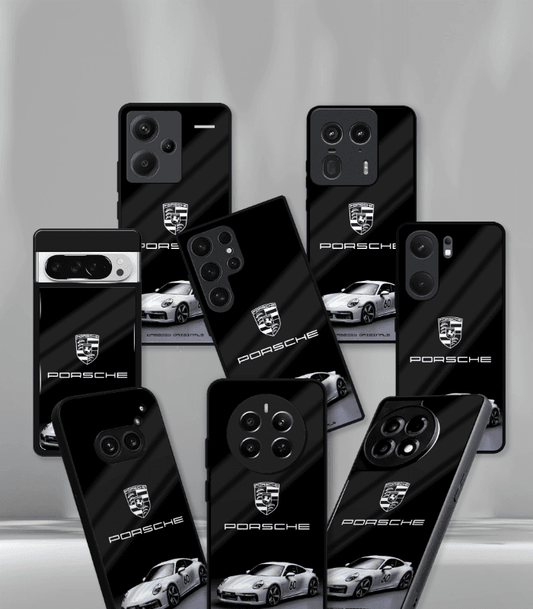 Porsche Super Car Automotive Premium Glossy Phone Case compatible for every Phone Models.