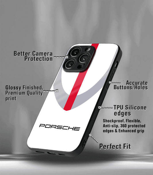 Porsche Super Car Automotive Premium Glossy Phone Case compatible for every Phone Models.