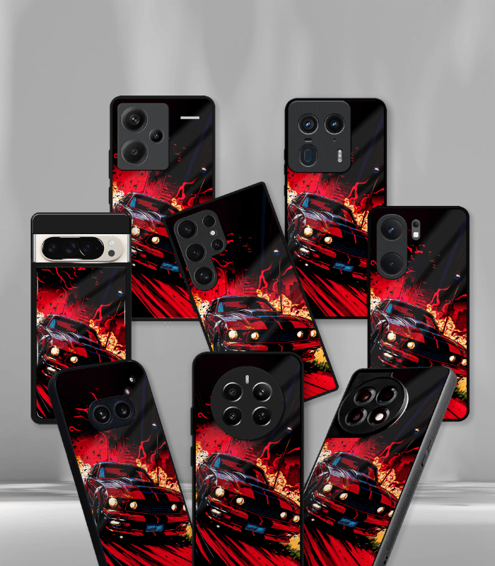 super car automotive premium glossy phone case compatible for every phone models.