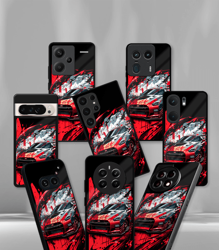 super car automotive premium glossy phone case compatible for every phone models.