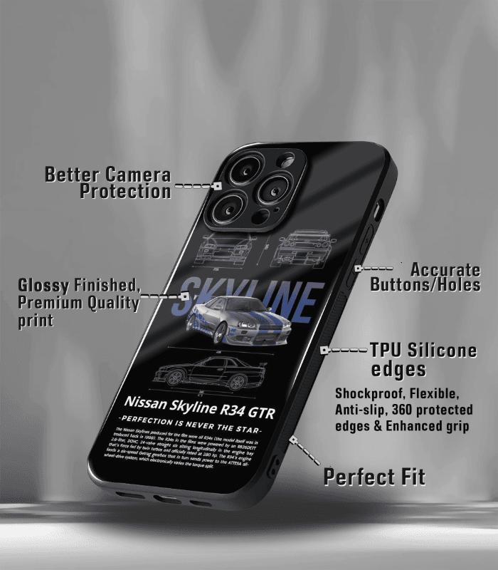 super car automotive premium glossy phone case compatible for every phone models.