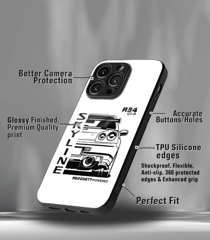 Super Car Automotive Premium Glossy Phone Case compatible for every Phone Models.