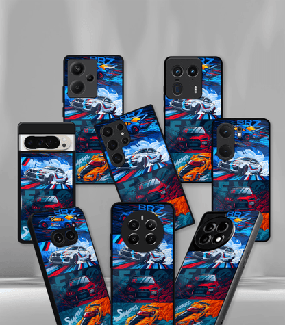 Super Car Automotive Premium Glossy Phone Case compatible for every Phone Models.
