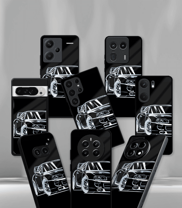 super car automotive premium glossy phone case compatible for every phone models.