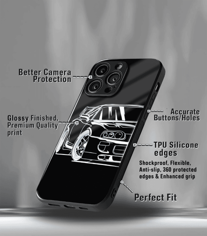 Super Car Automotive Premium Glossy Phone Case compatible for every Phone Models.