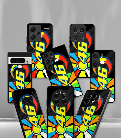 VR46 Rossi Premium Glossy Phone Case compatible for every Phone Models.