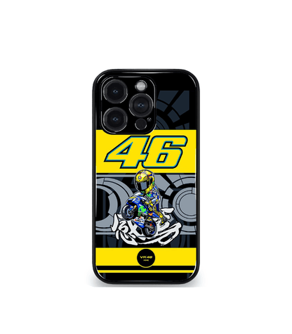 VR46 Rossi Premium Glossy Phone Case compatible for every Phone Models.