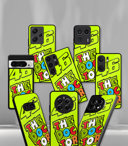 VR46 Rossi Premium Glossy Phone Case compatible for every Phone Models.