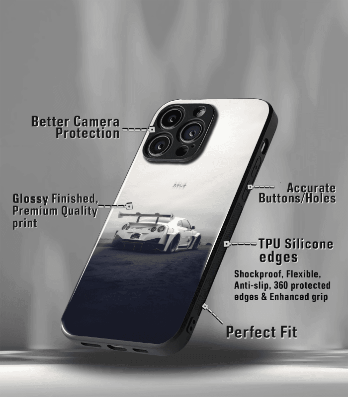 super car automotive premium glossy phone case compatible for every phone models.