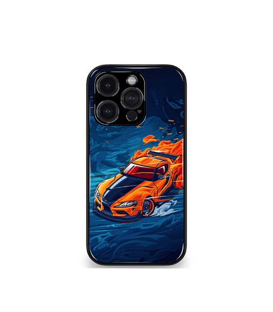 Super Car Automotive Premium Glossy Phone Case compatible for every Phone Models.