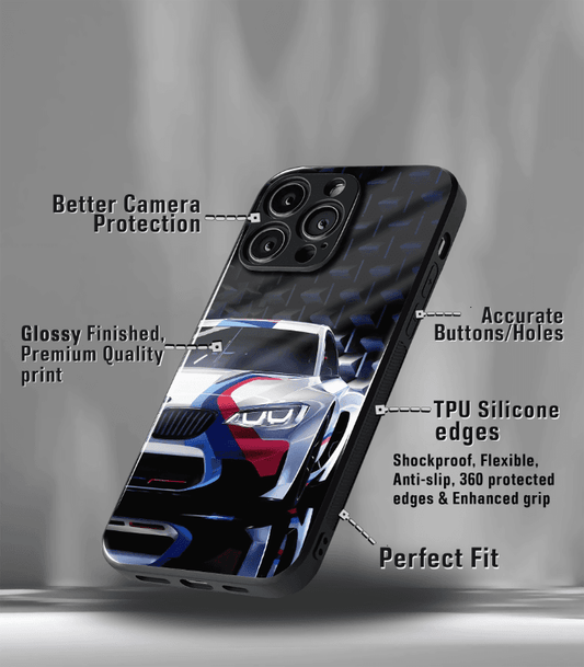 Super Car Automotive Premium Glossy Phone Case compatible for every Phone Models.