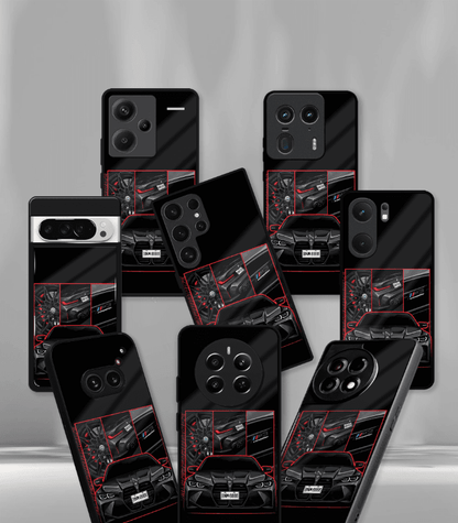 Super Car Automotive Premium Glossy Phone Case compatible for every Phone Models.