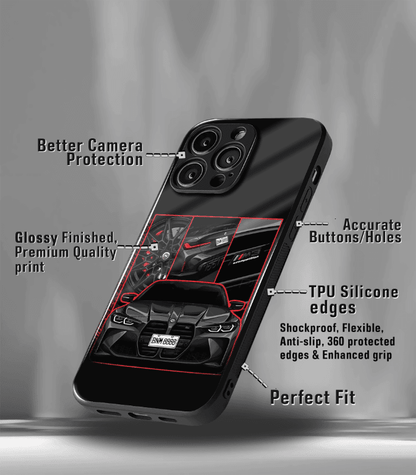 Super Car Automotive Premium Glossy Phone Case compatible for every Phone Models.