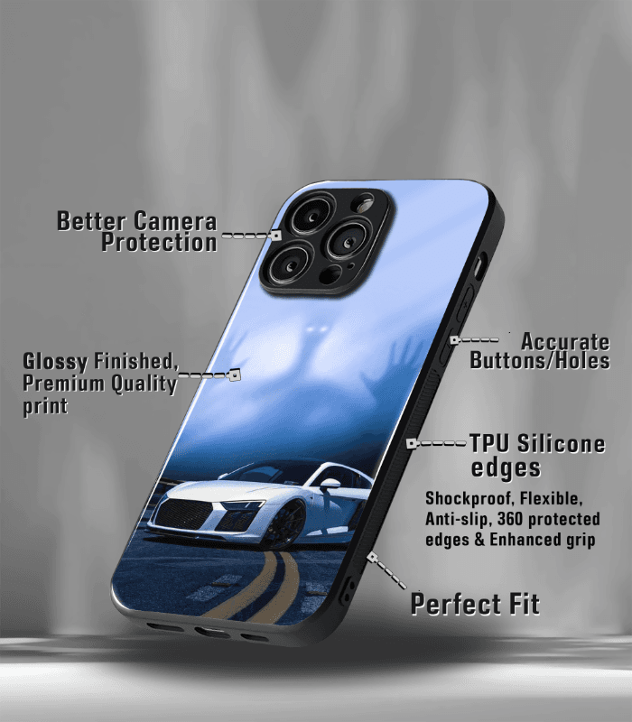 super car automotive premium glossy phone case compatible for every phone models.