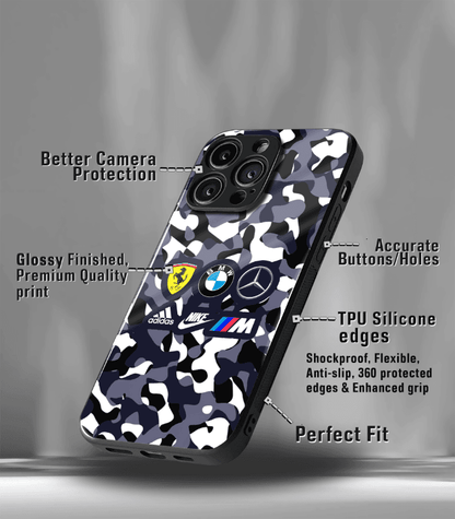 Super Car Automotive Premium Glossy Phone Case compatible for every Phone Models.