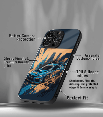 Super Car Automotive Premium Glossy Phone Case compatible for every Phone Models.