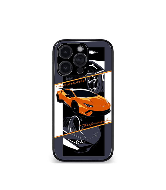 Super Car Automotive Premium Glossy Phone Case compatible for every Phone Models.