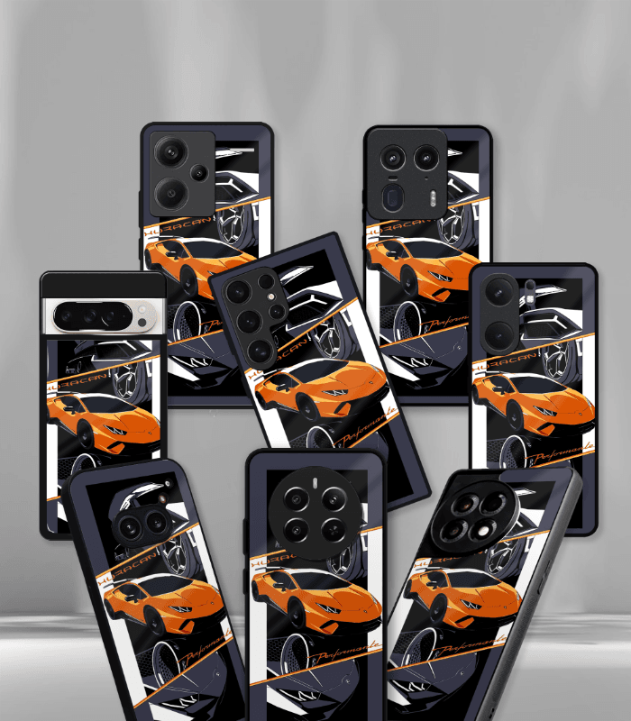 super car automotive premium glossy phone case compatible for every phone models.