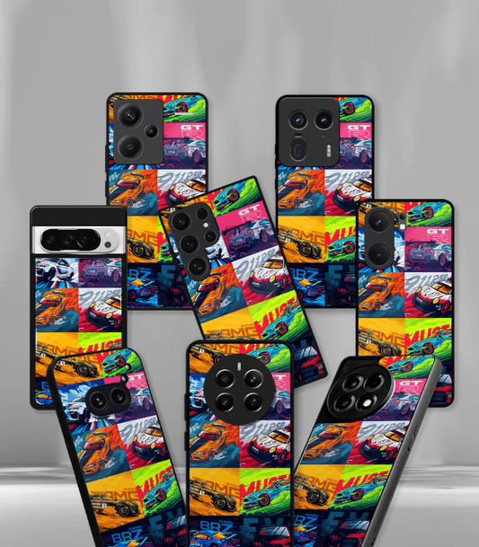 Super Car Automotive Premium Glossy Phone Case compatible for every Phone Models.
