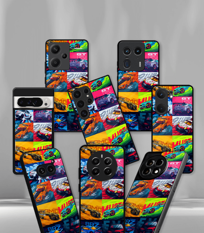 super car automotive premium glossy phone case compatible for every phone models.