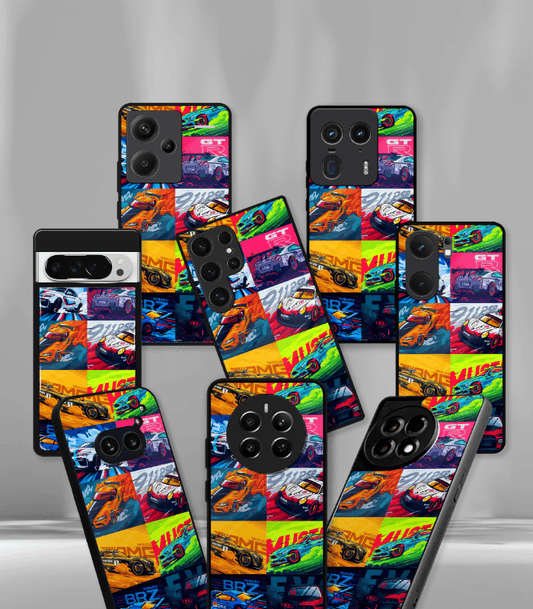 Super Car Automotive Premium Glossy Phone Case compatible for every Phone Models.