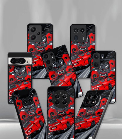 Super Car Automotive Premium Glossy Phone Case compatible for every Phone Models.