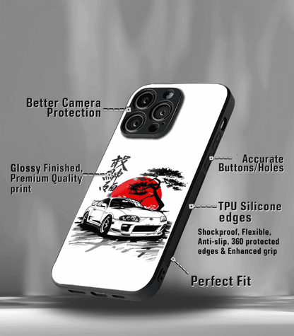 Super Car Automotive Premium Glossy Phone Case compatible for every Phone Models.