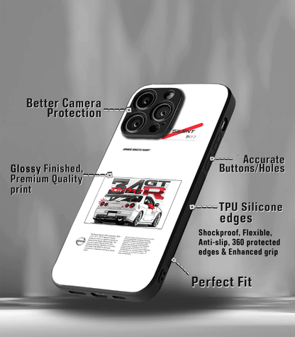 Super Car Automotive Premium Glossy Phone Case compatible for every Phone Models.