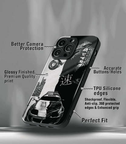 Super Car Automotive Premium Glossy Phone Case compatible for every Phone Models.