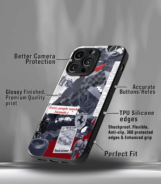Super Car Automotive Premium Glossy Phone Case compatible for every Phone Models.
