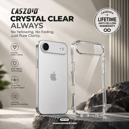 Anti-Yellow Crystal Clear Phone Case with Lifetime Anti-Yellow Warranty