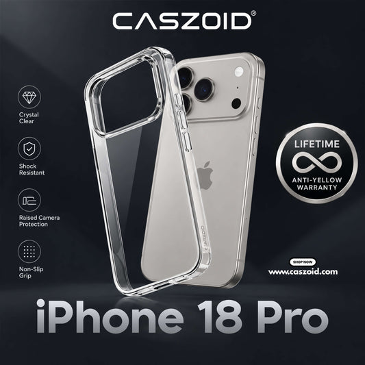 Anti-Yellow Crystal Clear Phone Case with Lifetime Anti-Yellow Warranty