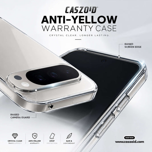 Anti-Yellow Crystal Clear Phone Case with Lifetime Anti-Yellow Warranty