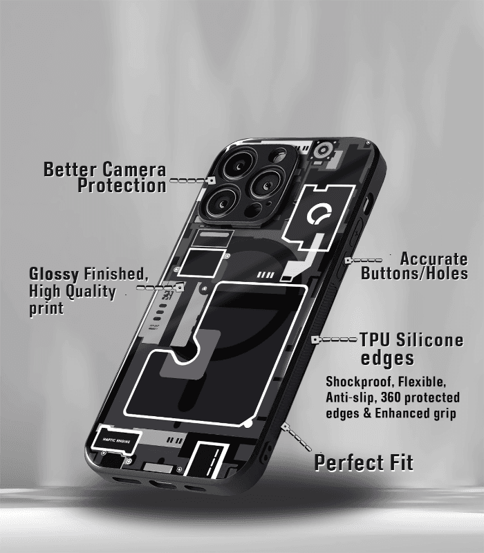 circuit & teardown magsafe printed premium case compatible for all models!