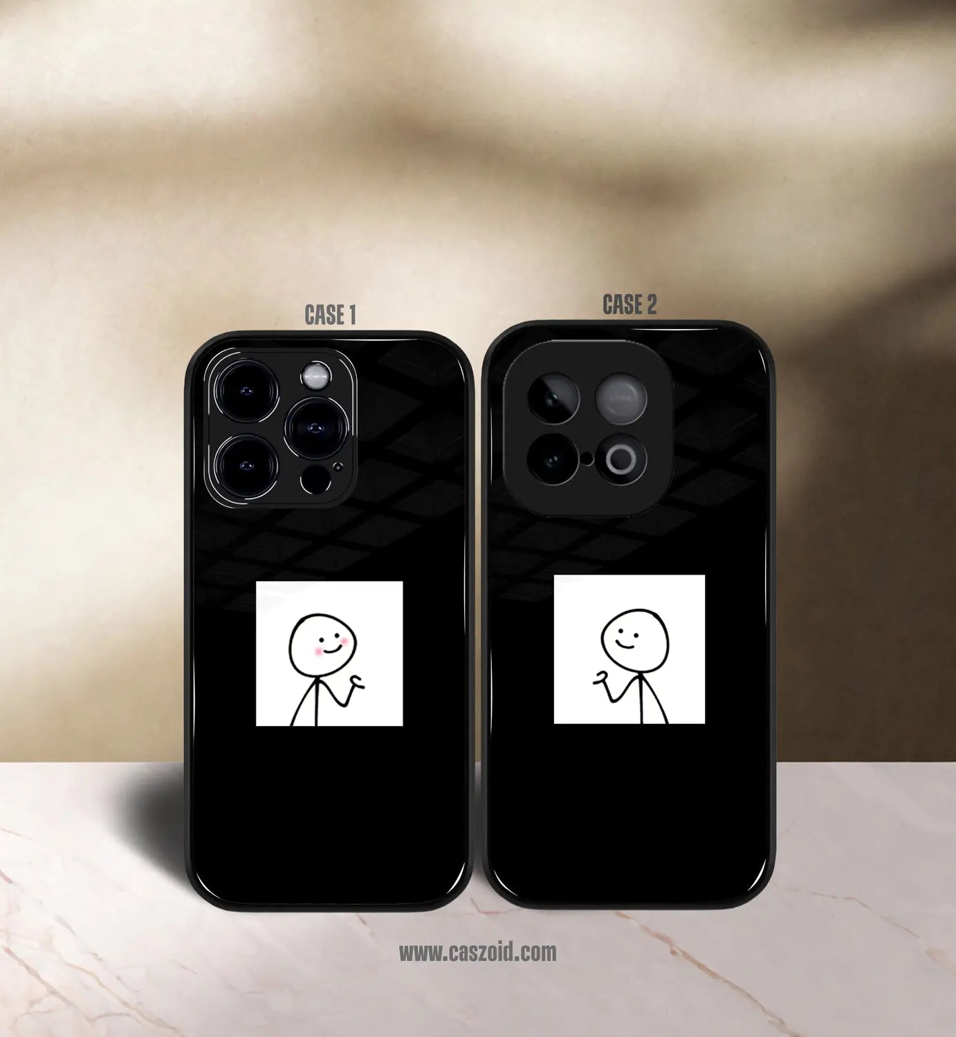 shared love premium glossy couple combo cases