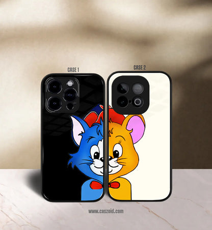 Better Half Tom & Jerry Couples Premium Glossy Couple Combo Cases