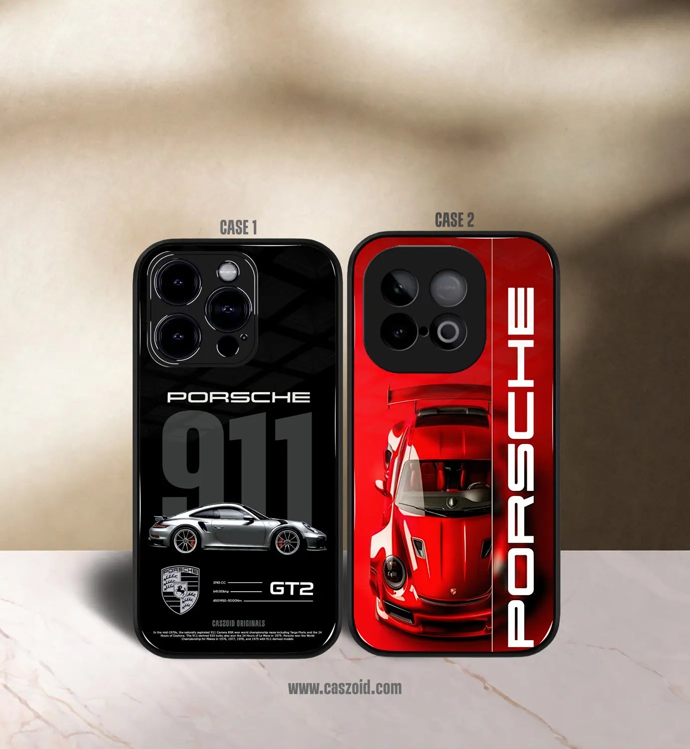 car enthusiast couples premium glossy couple combo cases