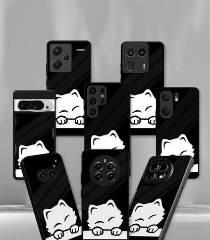 Cute Cat Premium Glossy Phone Case