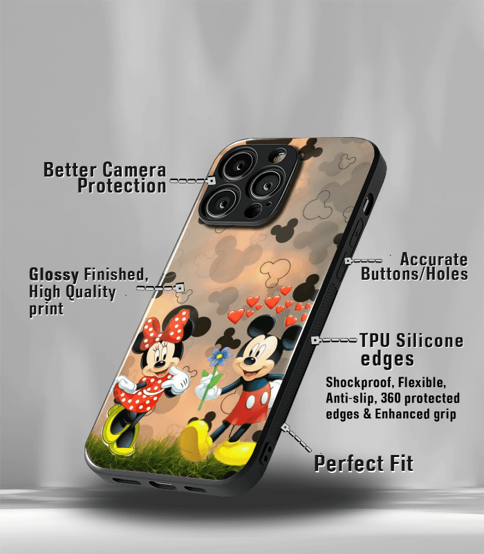 minnie mouse premium glossy phone case