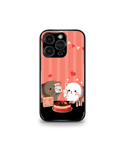 Lovely Pandas Premium Glossy Phone Case