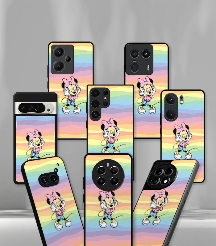 minnie mouse premium glossy phone case