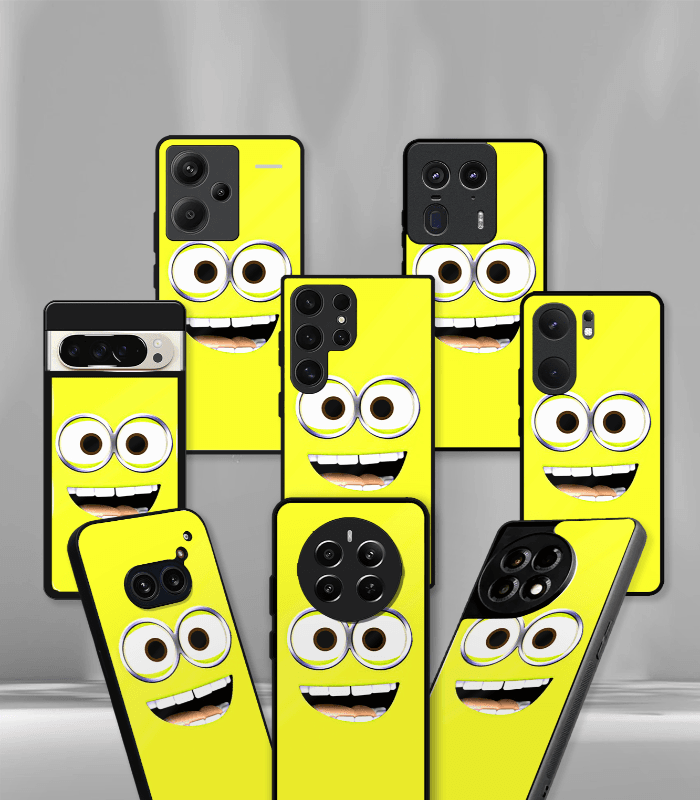 smiley face premium glossy phone case