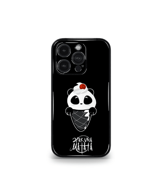 Black Panda Premium Glossy Phone Case