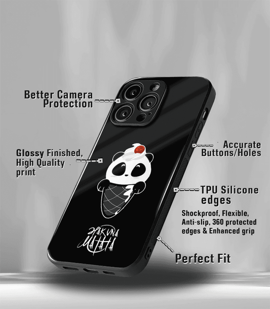 Black Panda Premium Glossy Phone Case