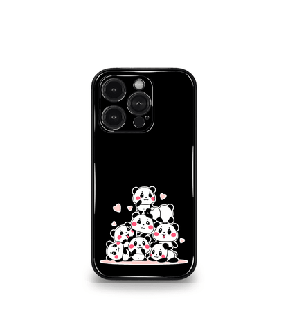 Bunch of Pandas Premium Glossy Phone Case