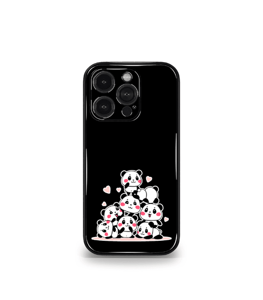 Bunch of Pandas Premium Glossy Phone Case