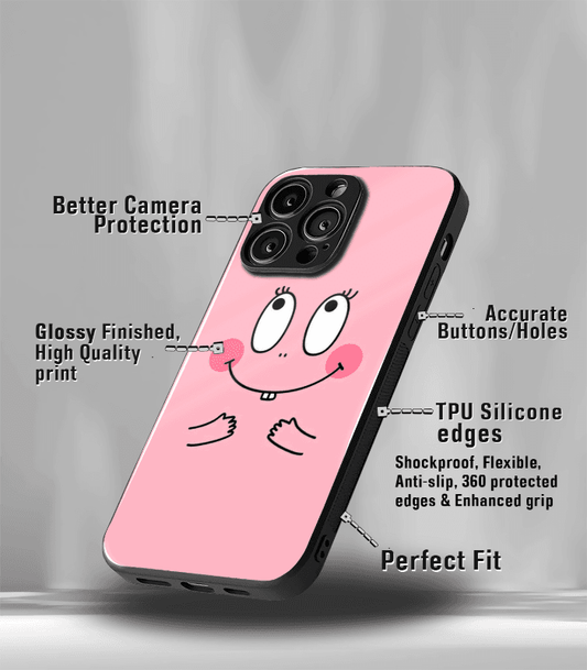 Pink face Premium Glossy Phone Case